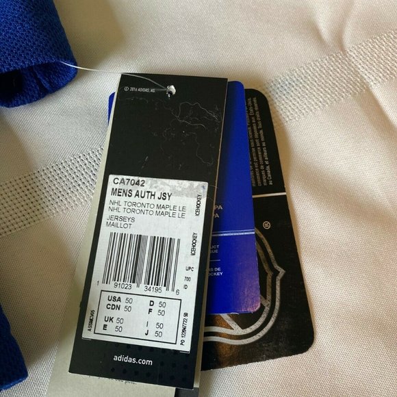 Adidas Auston Matthews Toronto Maple Leafs Authentic Jersey - Large - 52 - NWT - Picture 9 of 11